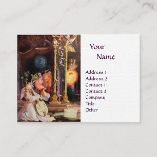 NATIVITEIT MET ANGELS _ MAGISCH VAN CHRISTMAS MONO VISITEKAARTJE