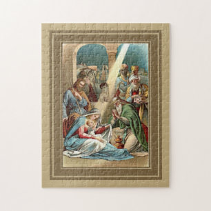 Nativiteit met Mannen Legpuzzel