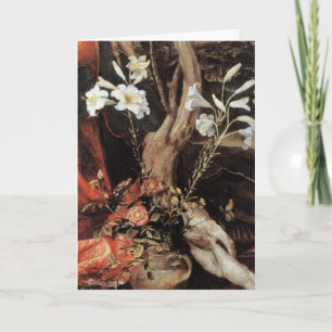 NATIVITEIT MET WITTE LEVENS - MAGISCH VAN CHRISTMA FEESTDAGEN KAART