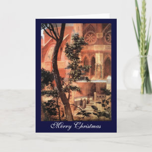 NATIVITEIT MET WITTE LEVENS - MAGISCH VAN CHRISTMA FEESTDAGEN KAART