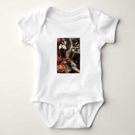 NATIVITEIT MET WITTE LEVENS - MAGISCH VAN CHRISTMA ROMPER (Voorkant)
