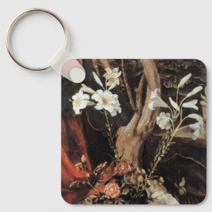 NATIVITEIT MET WITTE LEVENS - MAGISCH VAN CHRISTMA SLEUTELHANGER