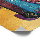 NATIVITEIT MONOGRAM CHRISTMAS PARCHCHCHMENT POSTER (Hoek)