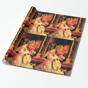 NATIVITEIT, MUZIEKHOEK — MAGISCH VAN CHRISTMAS CADEAUPAPIER