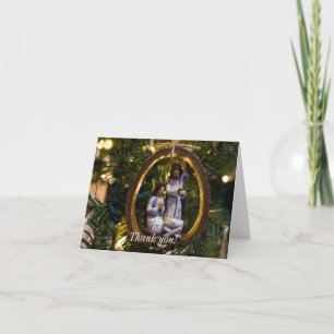 Nativiteit Ornament Hartelijk dank Feestdagen Kaart