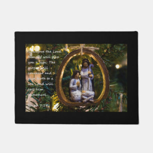 Nativiteit Ornament Isiah Seven Veertien Doormat Deurmat