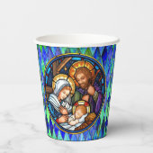 Nativiteit Papieren Bekers (Achterkant)