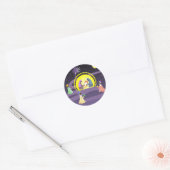 Nativiteit Ronde Sticker (Envelop)