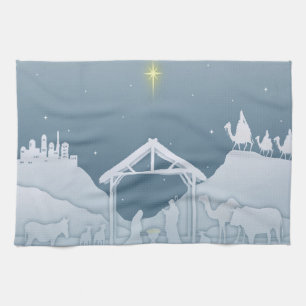Nativiteit Scene Kitchen Towel Theedoek