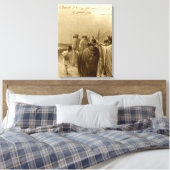 Nativiteit-scènecadeautjes voor kerstmis canvas afdruk (Insitu (Slaapkamer))