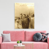Nativiteit-scènecadeautjes voor kerstmis canvas afdruk (Insitu (Woonkamer))