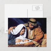 Nativiteit-scènecadeautjes voor kerstmis feestdagenkaart (Voorkant / Achterkant)