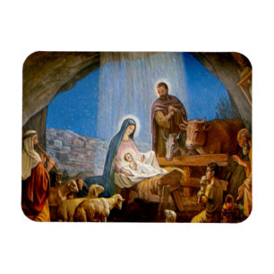 Nativiteit-scènecadeautjes voor kerstmis magneet