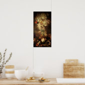 Nativiteit-scènecadeautjes voor kerstmis poster (Keuken)