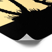 Nativiteit Silhouette Wise-Mannen op de horizon Poster (Hoek)