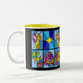 Nativiteit Tweekleurige Koffiemok