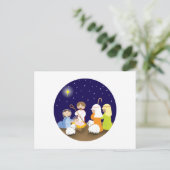 Nativiteit van de Heer Feestdagenkaart (Staand voorkant)