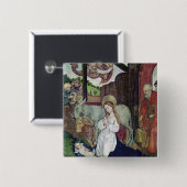 Nativiteit Vierkante Button 5,1 Cm (Voorkant /achterkant)