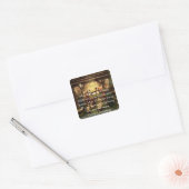 Nativiteit Vierkante Sticker (Envelop)