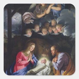 Nativiteit Vierkante Sticker