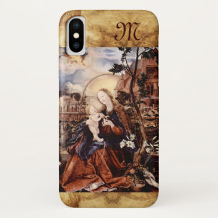 NATIVITEIT, WITTE LEVENS, MAGISCH MONogram CHRISTM iPhone X Hoesje