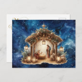 NativiteitsBriefkaart Feestdagenkaart (Voorkant / Achterkant)