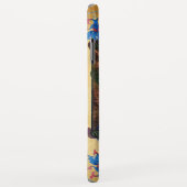 NATIVITEITSCHRISTMAS PARCHMENT BLUE GEM MONOGRAM Case-Mate iPhone CASE (Achterkant/rechts)