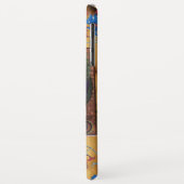 NATIVITEITSCHRISTMAS PARCHMENT BLUE GEM MONOGRAM Case-Mate iPhone CASE (Achterkant/links)