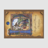 NATIVITEITSCHRISTMAS PARCHMENT MONOGRAM TISSUEPAPIER (Voorkant)