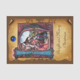 NATIVITEITSCHRISTMAS PARCHMENT MONOGRAM TISSUEPAPIER