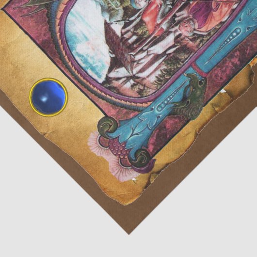 NATIVITEITSCHRISTMAS PARCHMENT MONOGRAM TISSUEPAPIER (Detail)