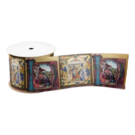 NATIVITEITSMONOGRAM PARCHMENT LINT (Spoel)