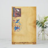 NATIVITEITSPARCHTIESMonogram Briefpapier (Staand voorkant)