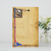 NATIVITEITSPARCHTIESMonogram Briefpapier (Staand voorkant)