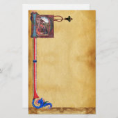 NATIVITEITSPARCHTIESMonogram Briefpapier (Voorkant / Achterkant)