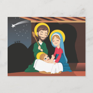 Nativiteitsscène Briefkaart