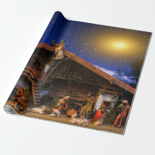Nativiteitsscène Cadeaupapier