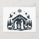 Nativiteitsscène Feestdagenkaart (Voorkant)