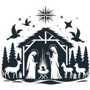 Nativiteitsscène Feestdagenkaart