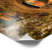 Nativiteitsscène Foto Afdruk (Hoek)