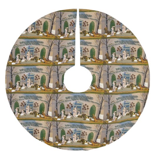 Nativiteitsscène Kerstboom Rok (Voorkant)