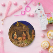 Nativiteitsscène Papieren Bordje (Feest)