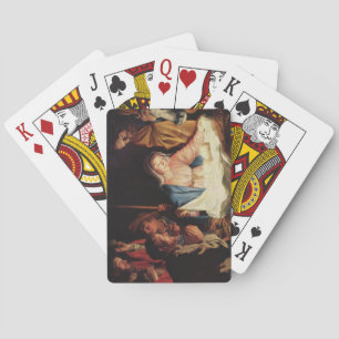 Nativiteitsscène Pokerkaarten