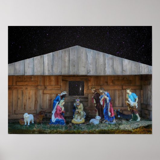 Nativiteitsscène Poster (Voorkant)