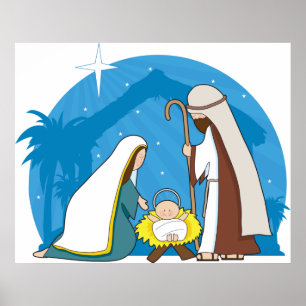 Nativiteitsscène Poster