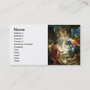 Nativiteitsscène voor Kerstmis - Pierre Visitekaartje