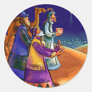 Nativiteitsstickers Ronde Sticker