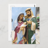 Nativiteitstrio Briefkaart (Voorkant / Achterkant)