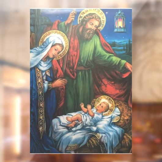 Nativiteitsvensterkoppeling Raamsticker (Vel 2)