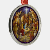 Nativiteitsversiering Metalen Ornament (Rechts)